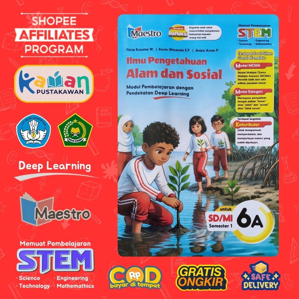 Jual Maestro IPAS Ilmu Pengetahuan Alam dan Sosial Kelas 6 SD/MI Modul ...