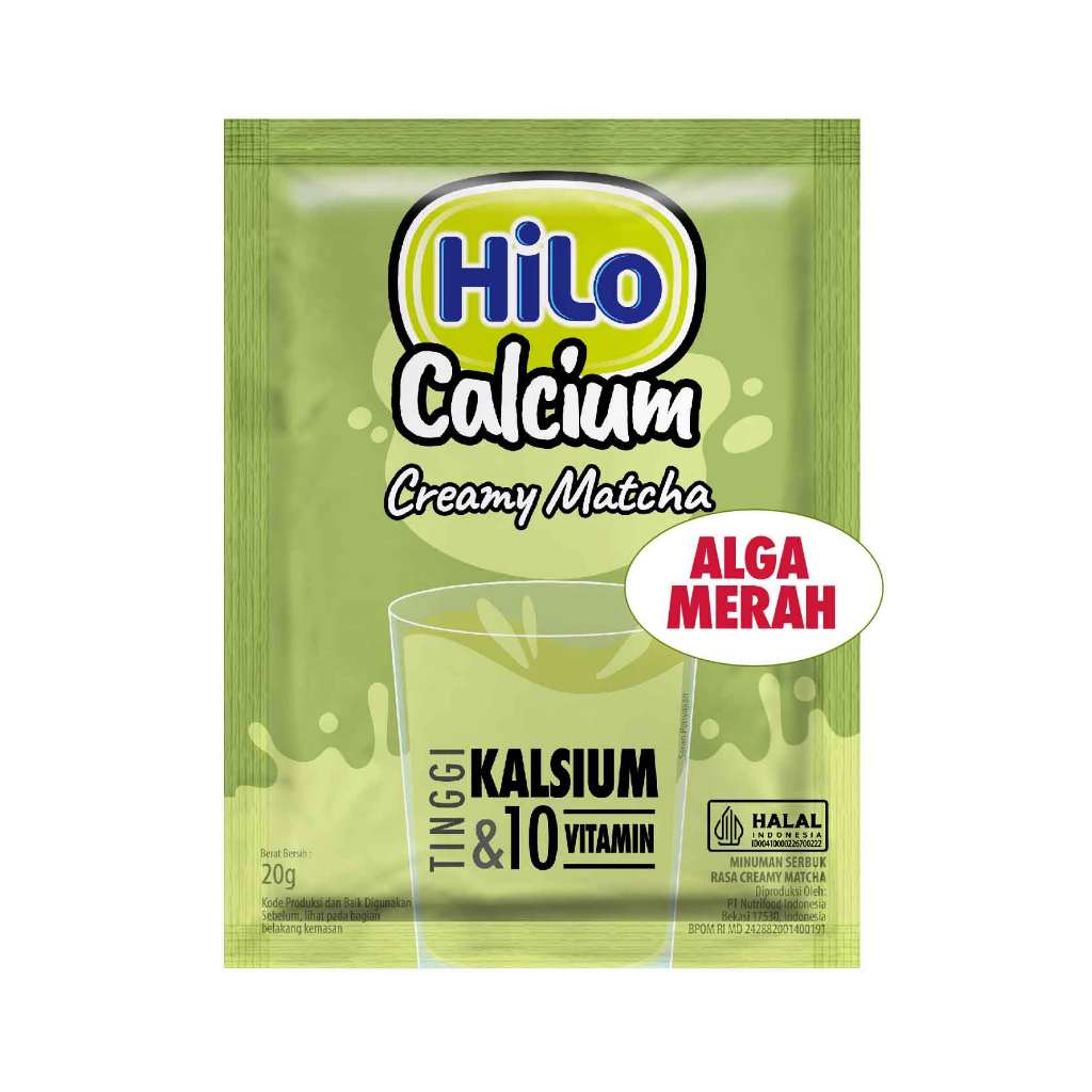 Jual HiLo Creamy Matcha Hi Calcium 10 Sachet - Minuman Rasa Matcha ...