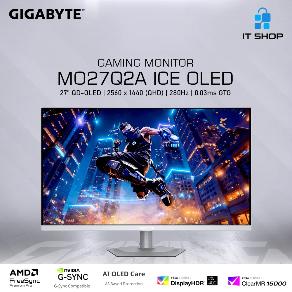 Jual Gigabyte MO27Q2A ICE OLED Gaming Monitor 27 inch 280Hz | Shopee ...