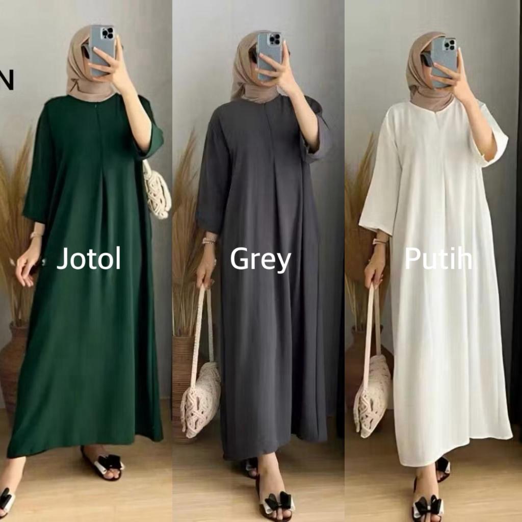 Daster Cringkle Lengan 3/4 Dapat 3 Pcs - foto 5