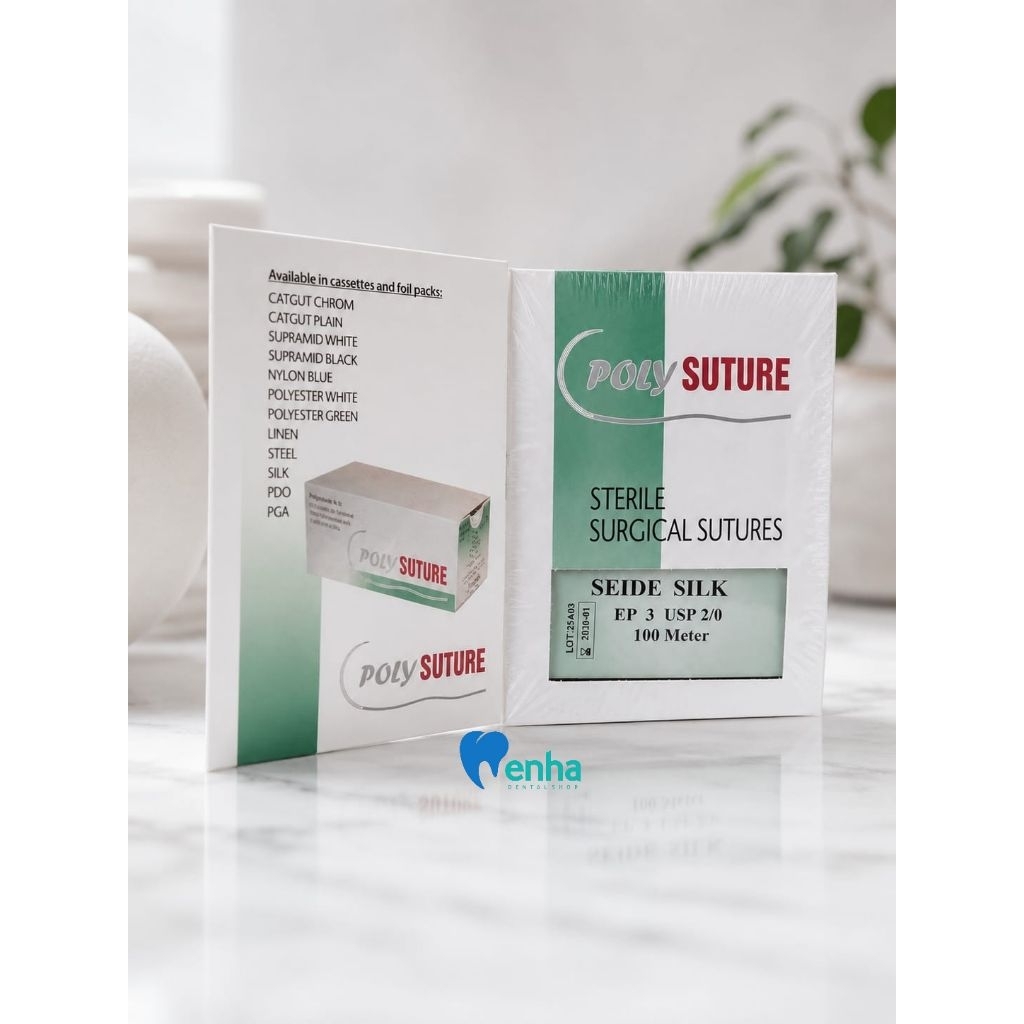 Jual Benang seide silk PolySuture/sterile surgical sutures POLY SUTURE ...