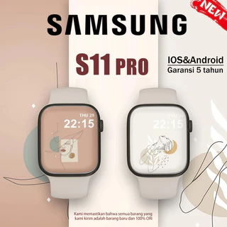 [COD] SmartWatch S11 PRO MAX/S12 PRO MAX Original with 2.1"HD AMOLED Display GPS NFC Waterproof Bluetooth Call Smartwatch wanita pria smartwatch samsung Jam tangan smart