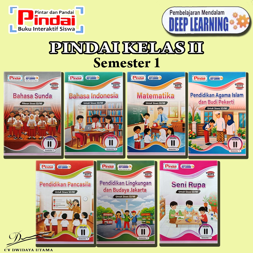 Jual LKS PINDAI SD/MI KELAS 2 -Kurikulum Merdeka (2026-2027) CV. ARYA ...