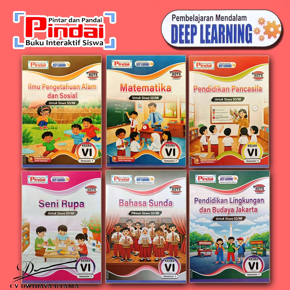 Jual LKS PINDAI SD/MI KELAS 6 -Kurikulum Merdeka (2026-2027) CV. ARYA ...