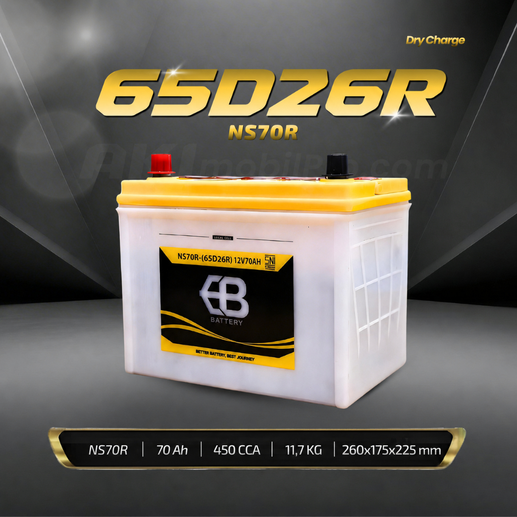Jual Aki Mobil Toyota Kijang Kapsul | EB BATTERY DRY CHARGE NS70R ...