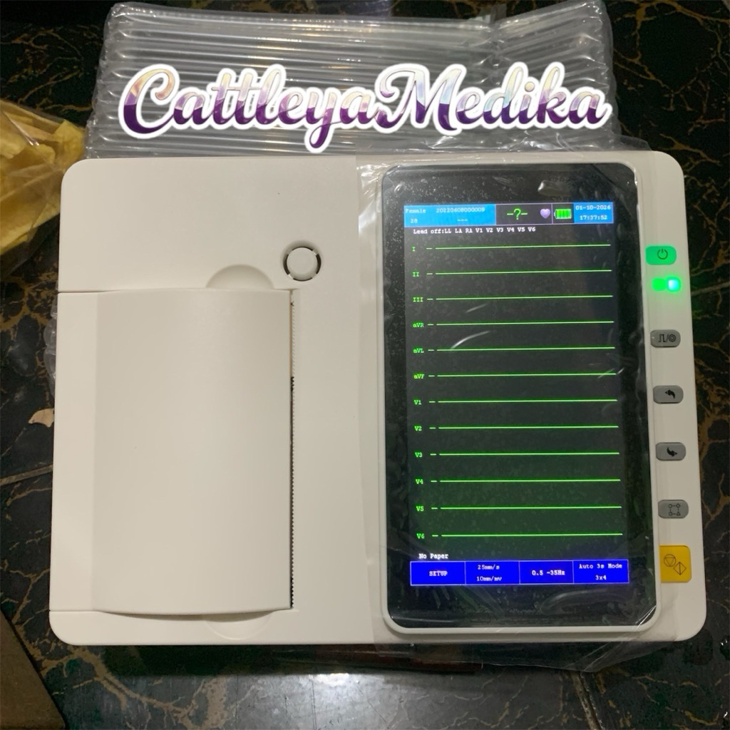 Jual ECG VI TECH 3 CHANNEL / EKG 3 CHANNEL VI tech 3303b interpretasi ...