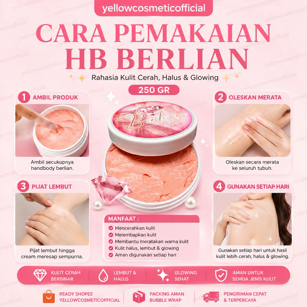 Jual HB BERLIAN / HANDBODY BERLIAN / / HANDBODY ZAHIRA | Shopee Indonesia