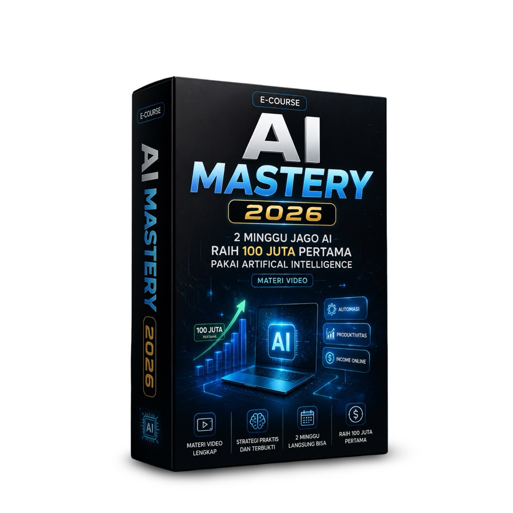AI MASTERY 2026: 2 Minggu Jago AI Raih 100 Juta Pertama Pakai Artifical Intelligence