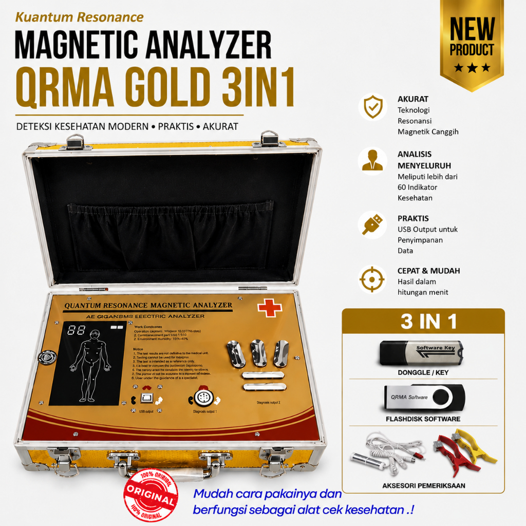 Jual Kuantum Quantum Resonance Magnetic Analyzer QRMA | QRMA 3IN1 Warna ...