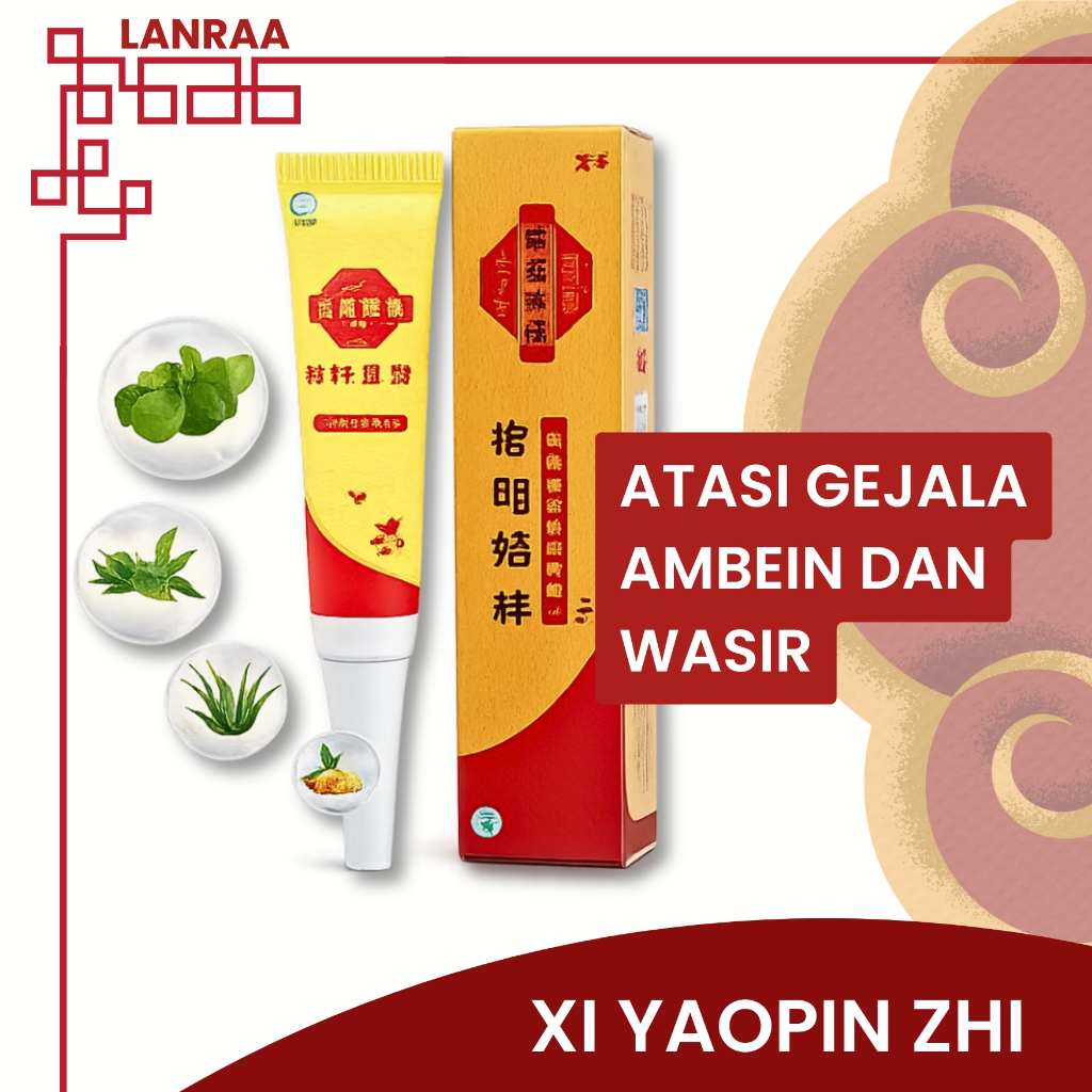 Xi Yaopin Zhi Salep Wasir - Herbal Alami, Pereda Nyeri Wasir,Ambein Original