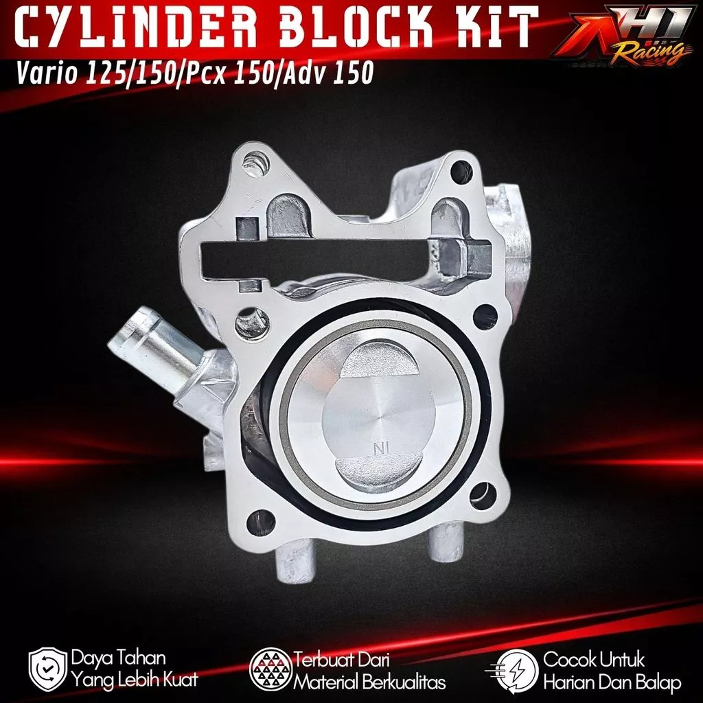 Jual AH1 Boring Block Blok Seher Bore Up Vario 125 150 PCX 150 58 60 62 ...