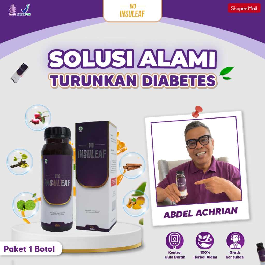 Bio Insuleaf Atasi Permasalahan Gula Darah & Diabetes