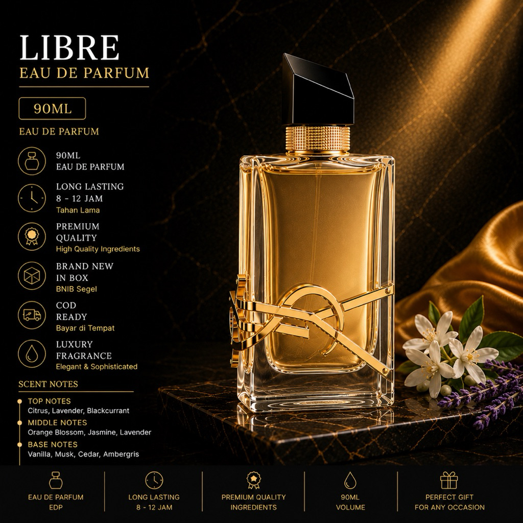 Jual Libree EDP 90ML EDP Wanita | Floral Vanilla Tahan Lama | Shopee ...