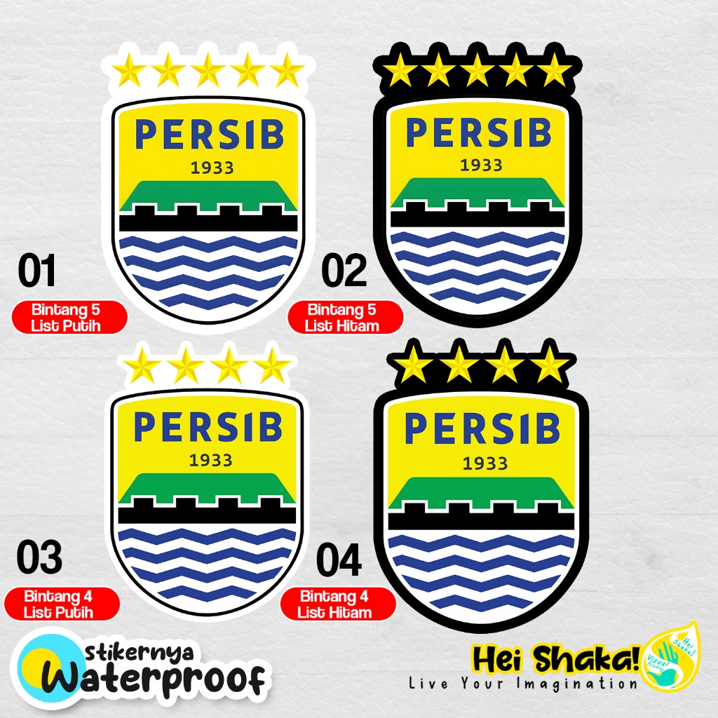 Jual Stiker Persib Bandung Satuan Anti Air | Shopee Indonesia