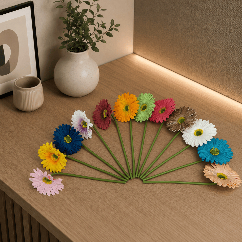 Jual Artificail Daisy Bunga Gerbera Bahan Latex Premium Artificial ...