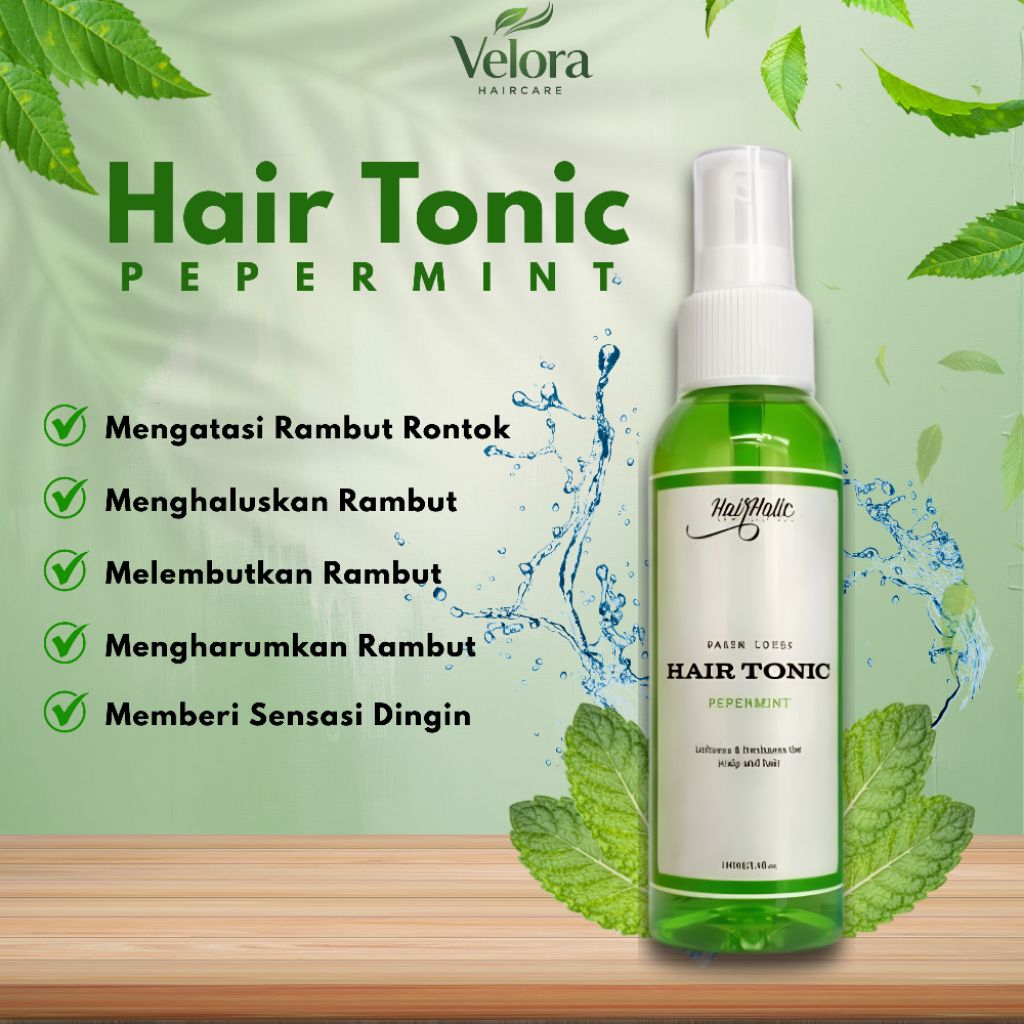Jual Hair Tonic Barbershop Vitamin Rambut Salon pepermint rambut rontok ...