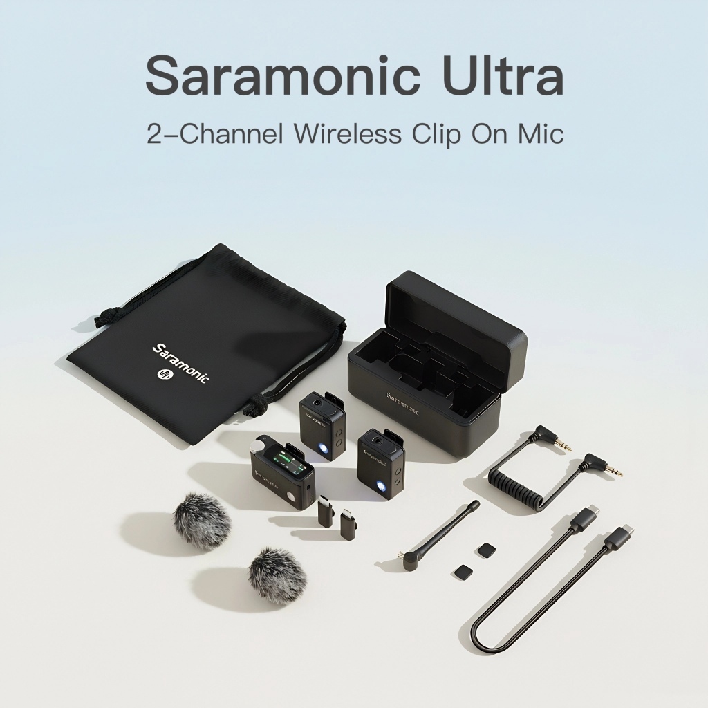 Jual Saramonic Ultra Ultimate 2-Channel Wireless Clip On