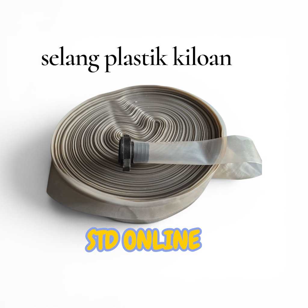 Selang plastik 11/2inch (lebar 8cm) Selang untuk irigasi sawah 11/2''