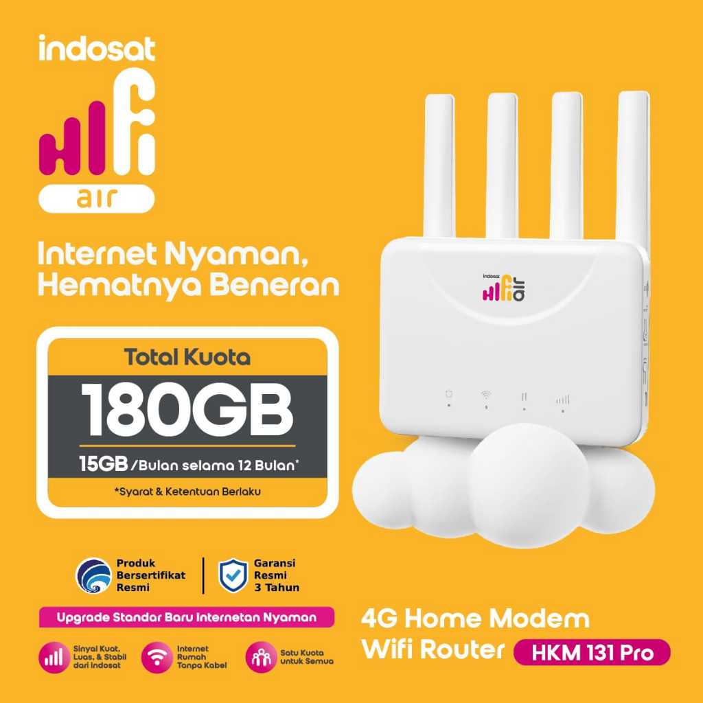 Jual Modem Hifi Air HKM 131 Pro Modem 4G Unlock All Operator Kuota ...