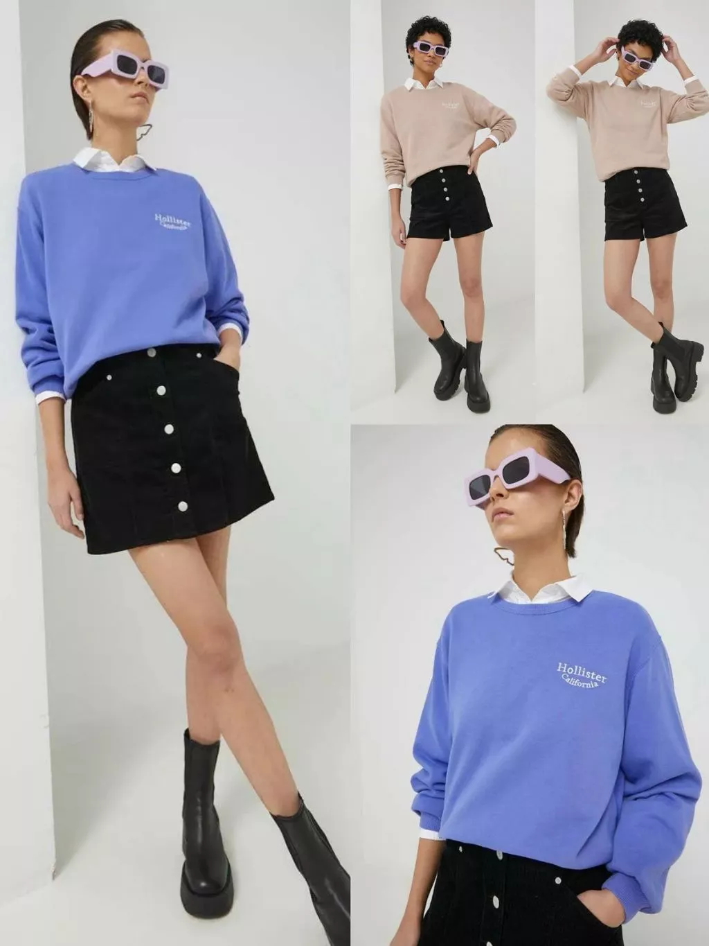 Sweatshirt Wanita HLS Women's Logo Crew-Neck Sweatshirt - 2448