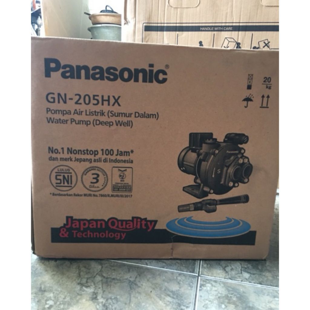 Jual Pompa Air Listrik Sumur Dalam Panasonic GN-205HX - Semi Jet Water ...