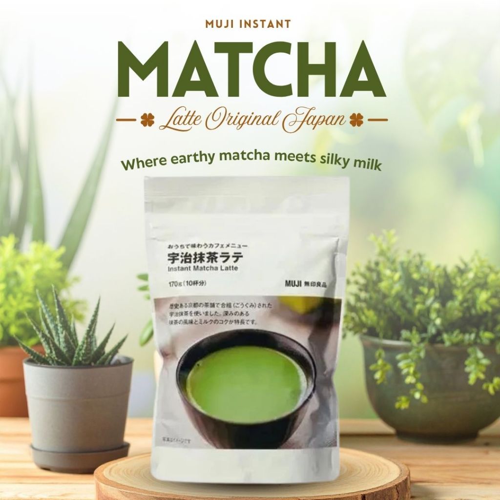 Jual Muji Instant Matcha Latte Powder 170 gr Premium Matcha Original ...