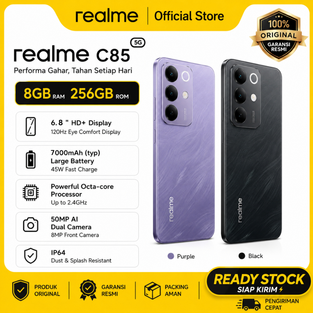 Jual Realme 85 Terlengkap & Harga Terbaru Juni 2026 | Shopee Indonesia