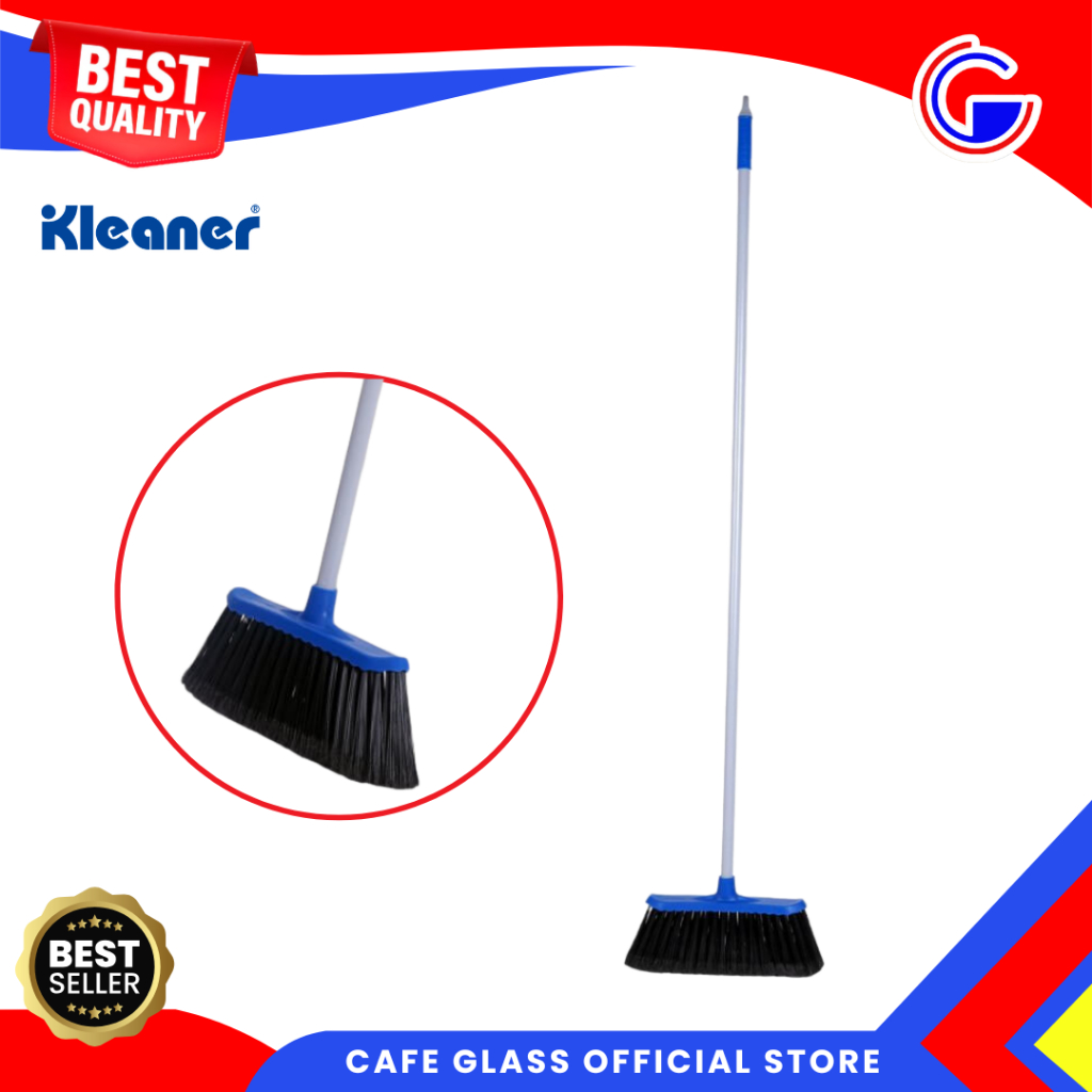 Sapu Debu Halaman Rumah - Sapu Outdoor Bahan Bulu Tebal - K-20002 Broom Kleaner Anti Rontok
