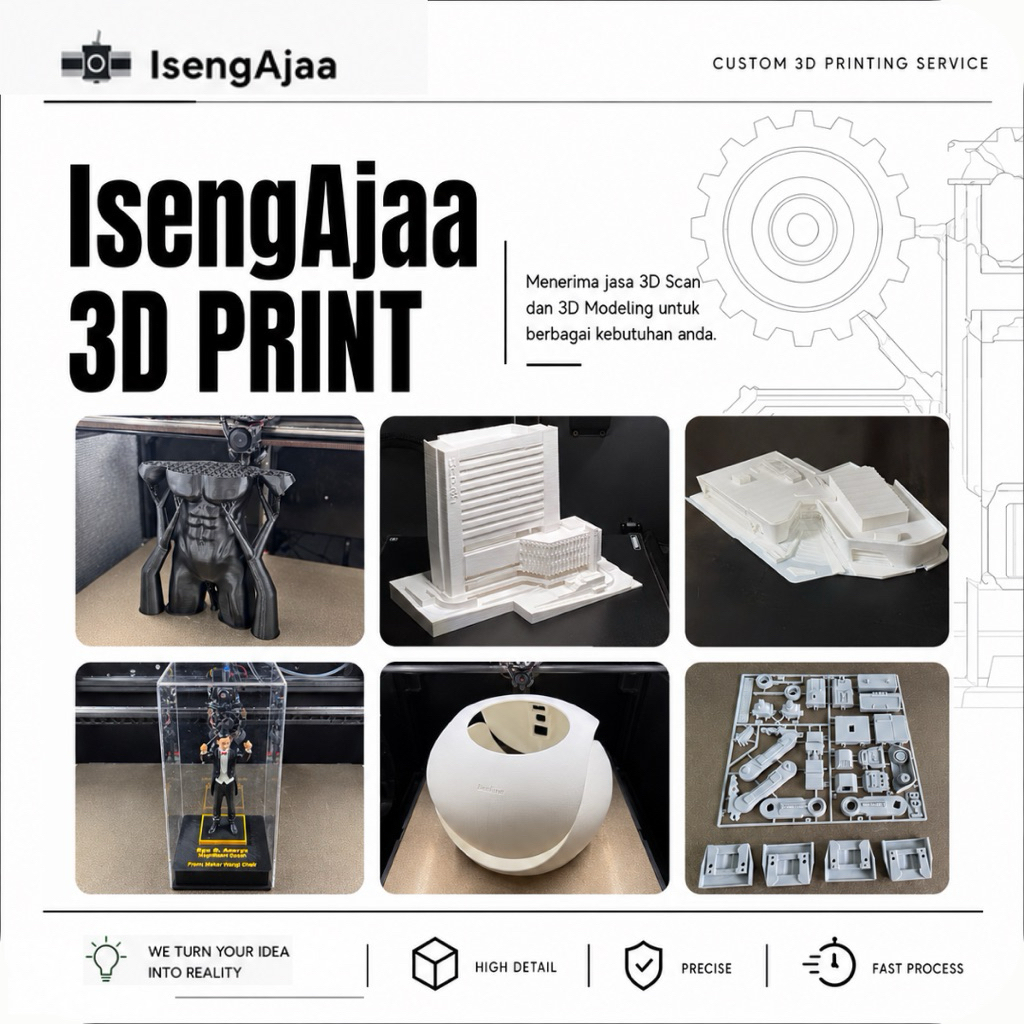 Jasa 3D Print Berkualitas