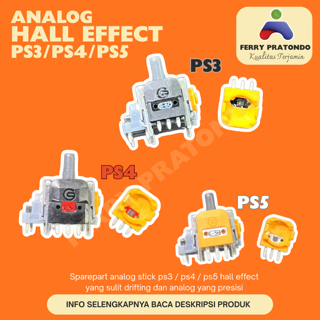 Jual Analog Anti Drift Hall Effect PS3 PS4 PS5 | Shopee Indonesia