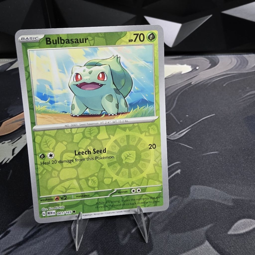 Jual Tcg Pokemon Bulbasaur Holo Reverse Mew 151 Eng | Shopee Indonesia