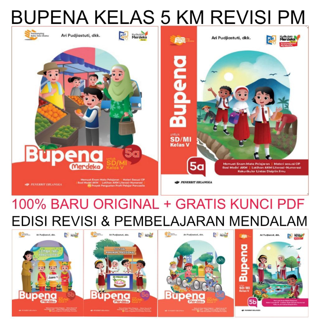 Jual BUPENA 5A 5B 5C 5D - BUKU BUPENA 5A 5B 5C 5D KELAS 5 Kurikulum ...