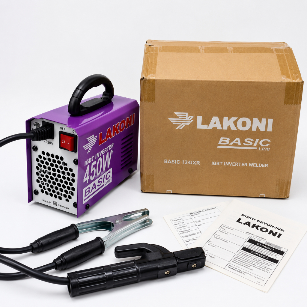 Jual Mesin Las LAKONI 450 Watt Basic 124ix - LAKONI IGBT INVERTER 450 ...