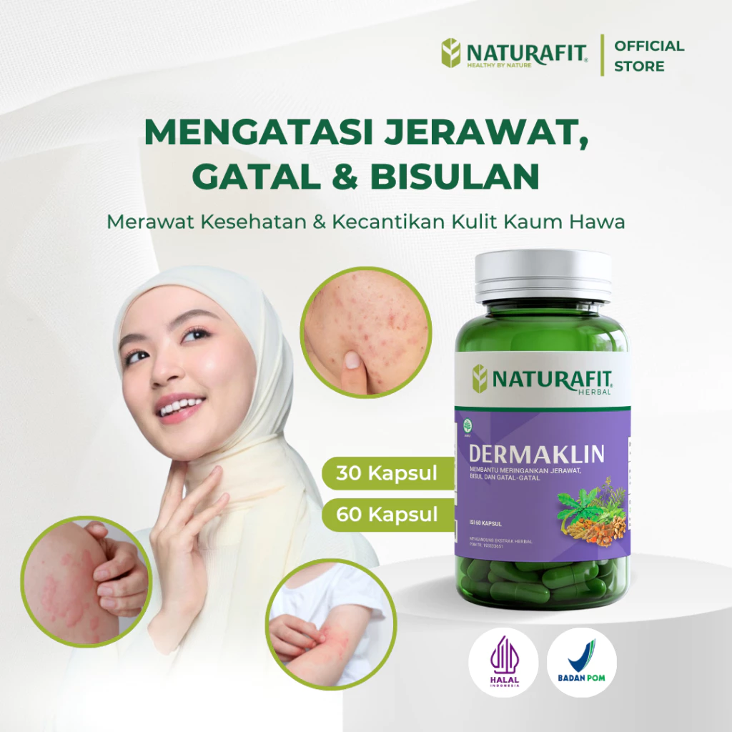 Naturafit Dermaklin Obat Herbal Jerawat