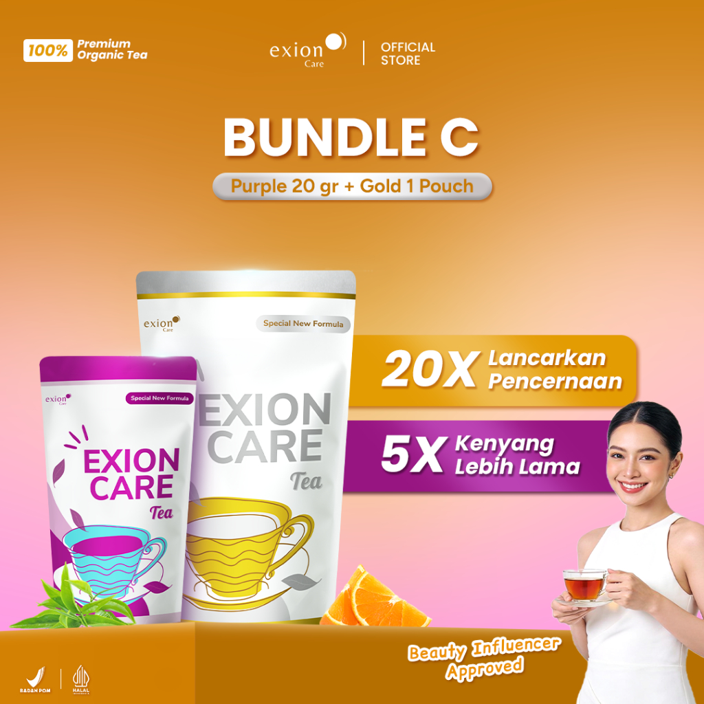 Jual Exioncare Bundle C | Gold 1 Pouch + Purple 20 gr | Teh Diet | Teh ...