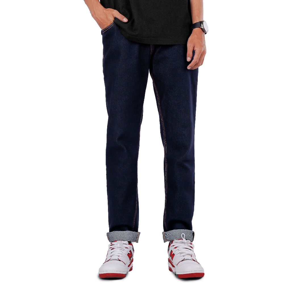 KIZARU Denim Jeans Pants BLUE