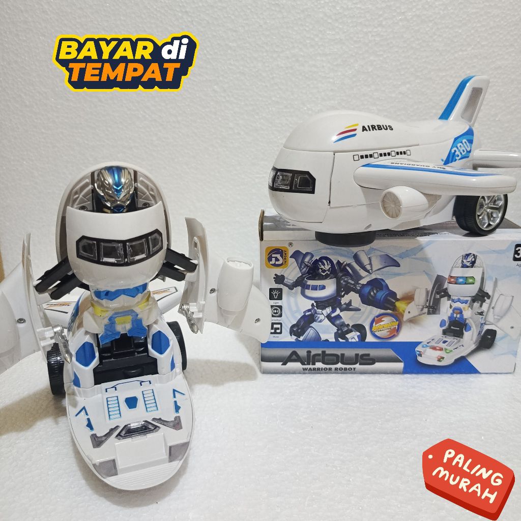 Jual Robot Airbus | Mainan Robot Airbus Berubah Bentuk | Mainan Robot ...