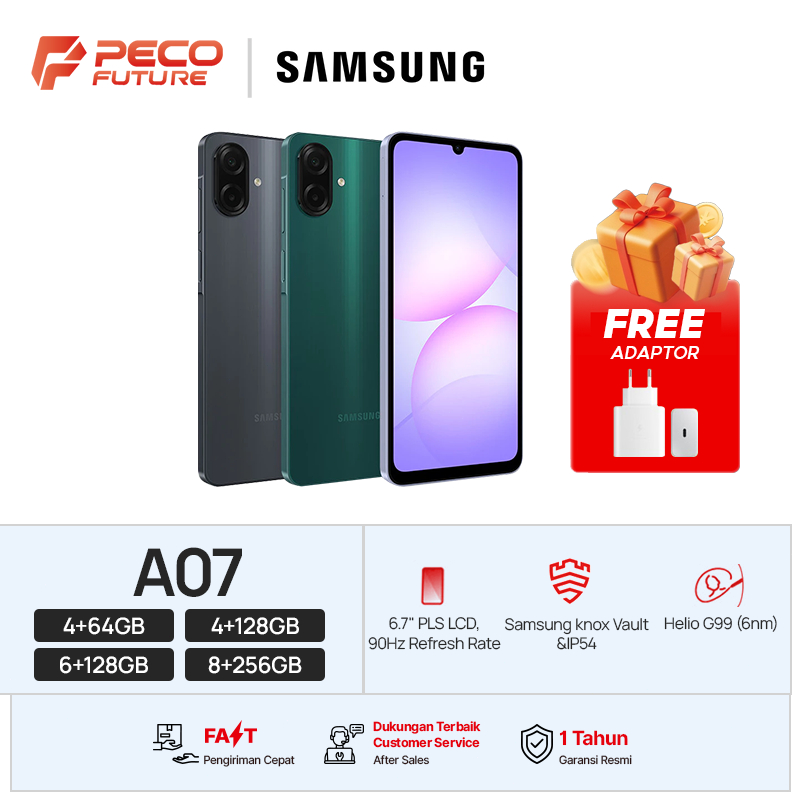 Jual Samsung Galaxy A07 4+64GB/4+128GB/ 6+128GB/8+256GB | Samsung ...