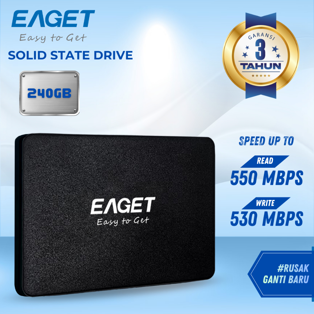 EAGET 240GB 2.5インチ SATA3 SSD (3枚) EAGET 240GB 2.5インチ SATA3 SSD (3枚) EAGET 240GB 2.5インチ SATA3