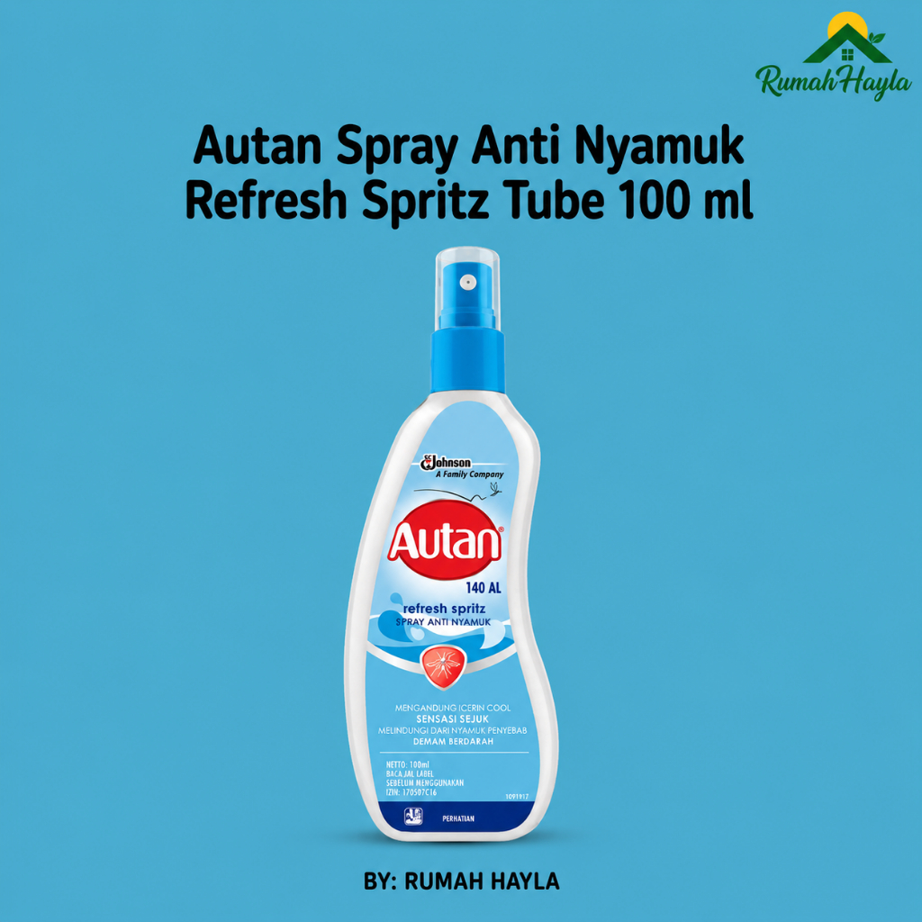 Jual Autan Spray Anti Nyamuk Refresh Spritz 100 ml Penolak Nyamuk ...