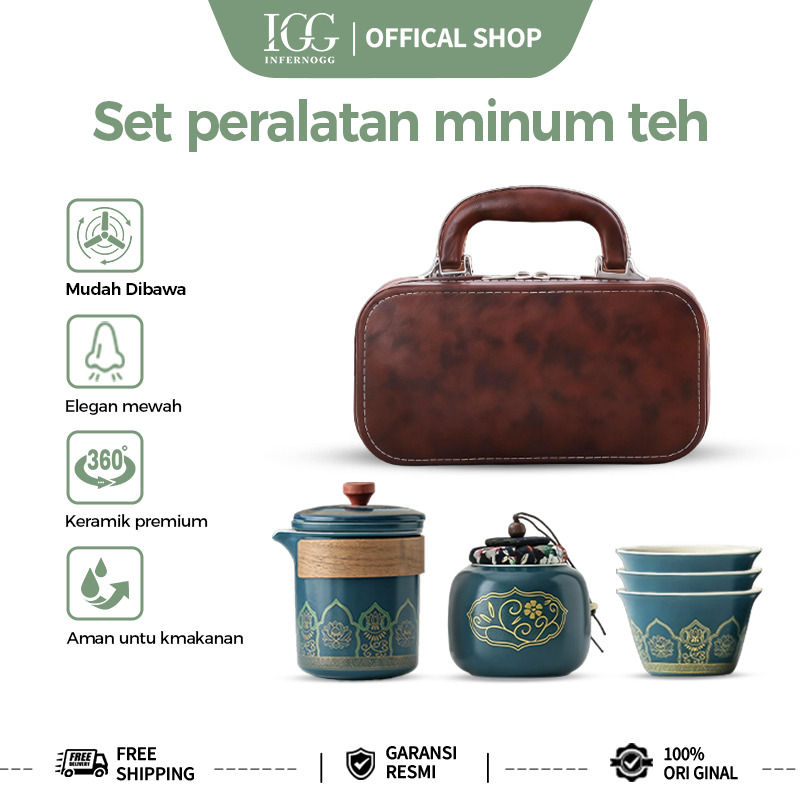 Jual 6PCS Tea Set Gift Set Premium Keramik Lengkap Hampers Kado Set ...