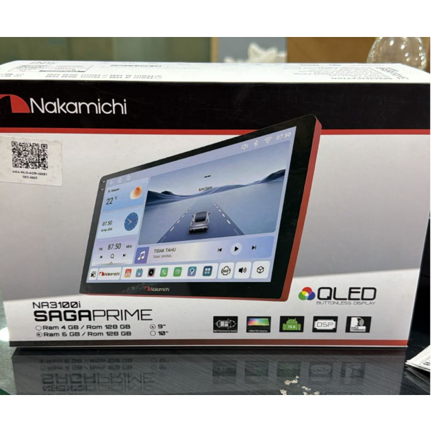 Head Unit 6/128 GB NAKAMICHI SAGA PRIME