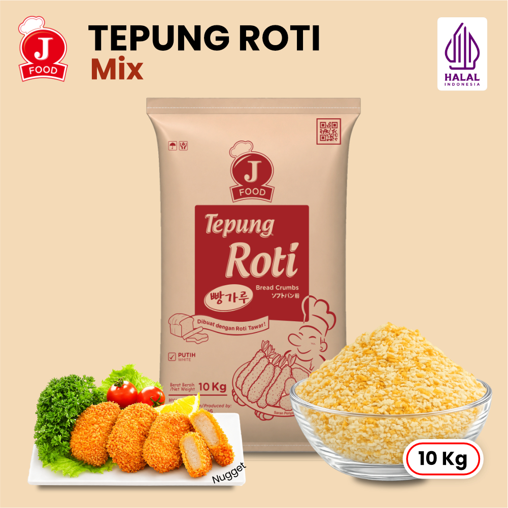 Jual J FOOD Tepung Roti Mix 10 Kg (1 Sak) | Shopee Indonesia