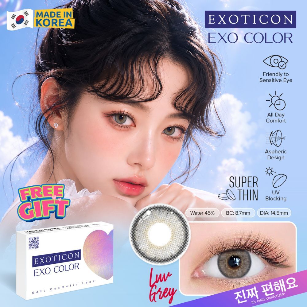 Jual Exoticon Softlens - Exoticon Color - Exo Color Luv Grey | Luv ...