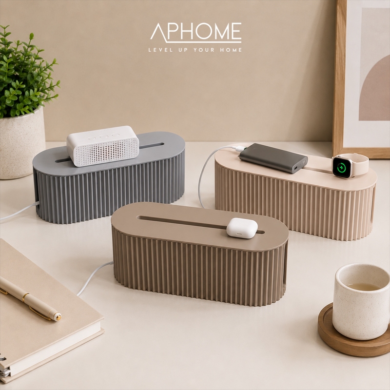 Jual APHOME Kotak Organizer Kabel Power Socket Storage Box Cable ...