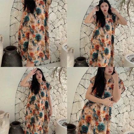 Daster Daily Premium Busui Sletting - Daster Ibu Menyusui Kekinian