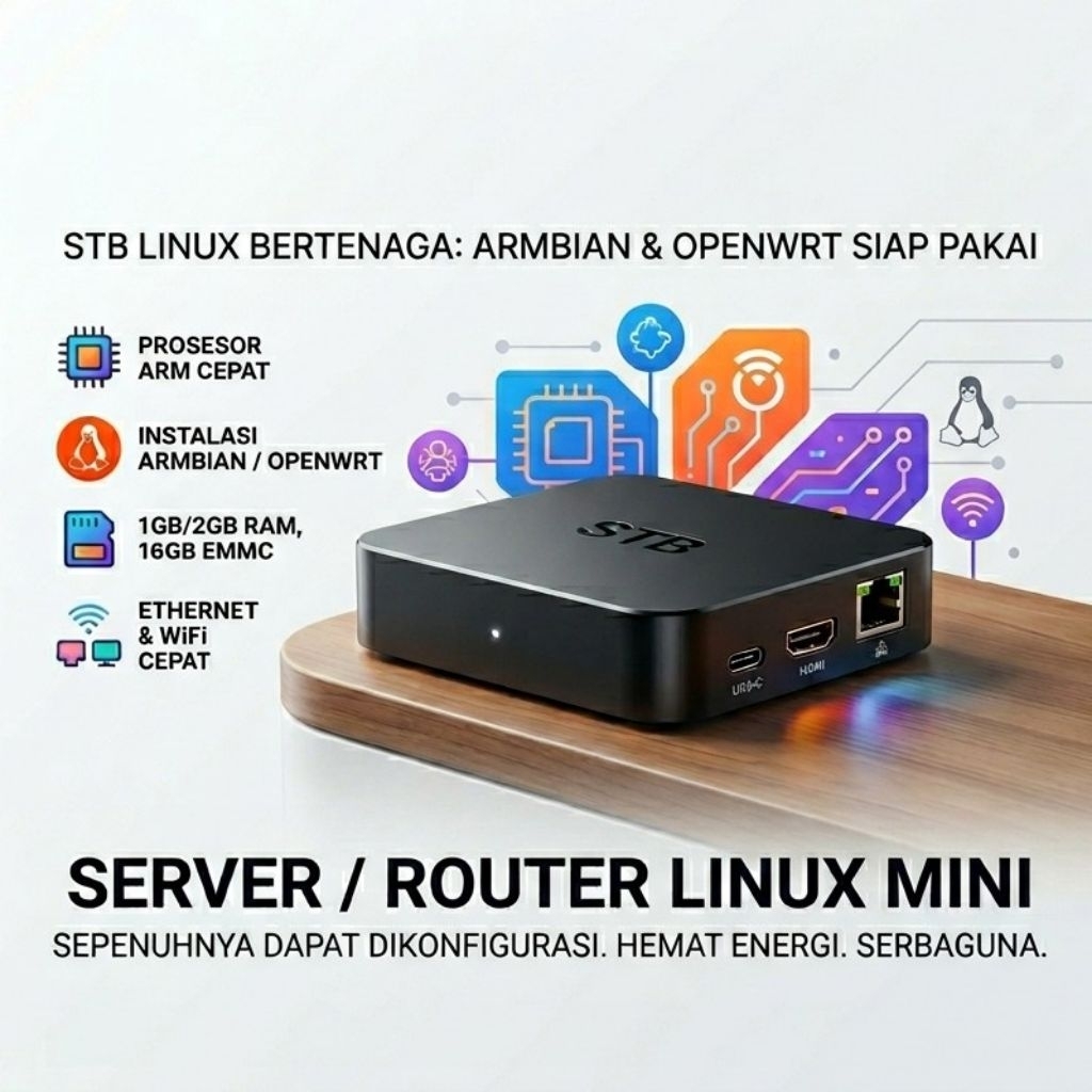 Jual STB SERVER LINUX ARMBIAN/OPENWRT siap pakai | Shopee Indonesia