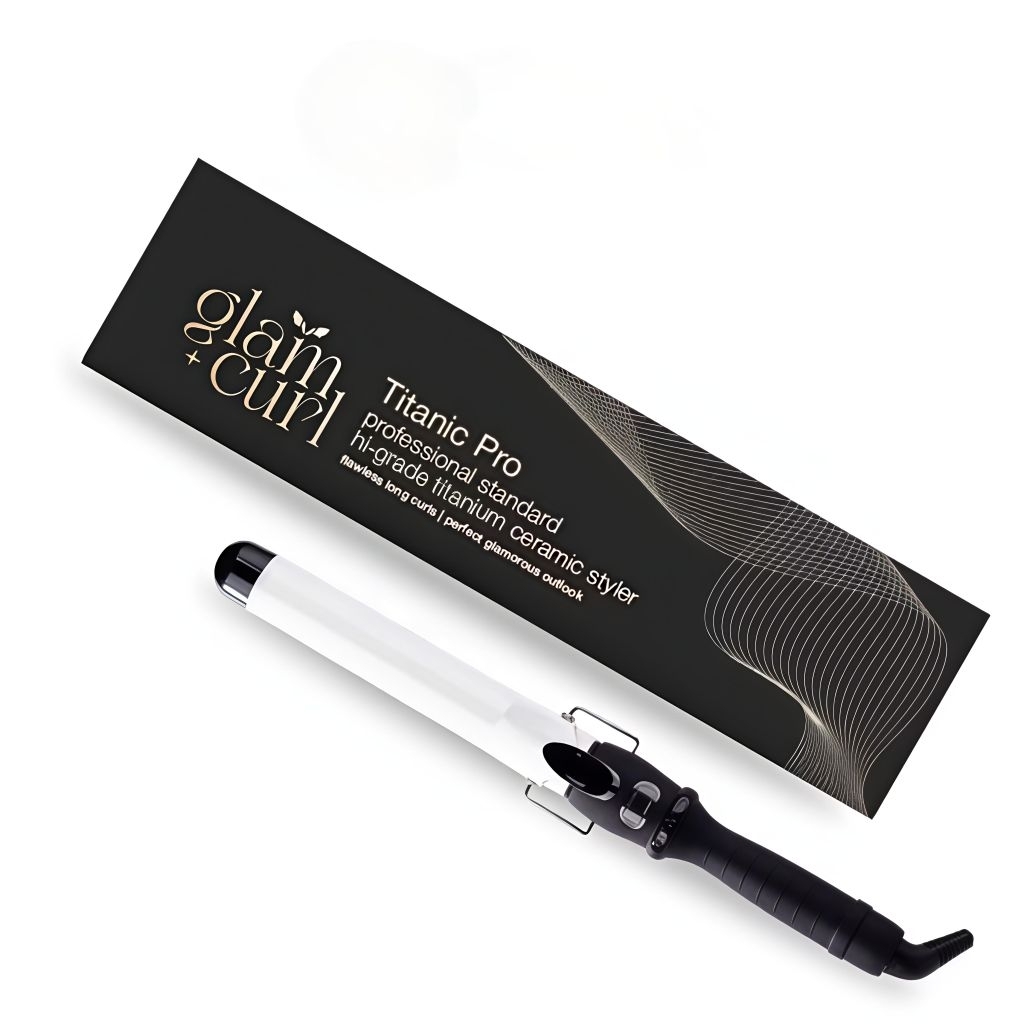 Jual GLAMCURL - Catok TItanic Pro hair curling iron / klintong hair ...