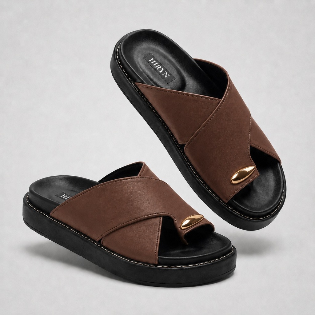 Sendal Wanita Elegan Premium Casual Fashion Sandal Kekinian-Luxe Hiryn