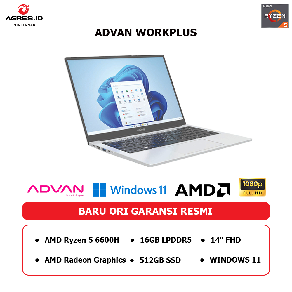 Jual Advan Workplus Ryzen 5 Terlengkap & Harga Terbaru Juli 2026 ...
